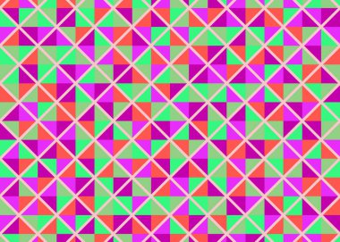Color Rhombus tile tessellation pattern illustration