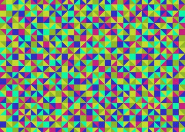 Color Rhombus tile tessellation pattern illustration