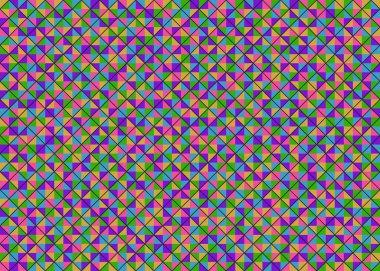 Color Rhombus tile tessellation pattern illustration