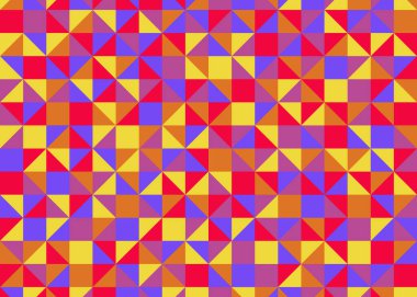Color Rhombus tile tessellation pattern illustration