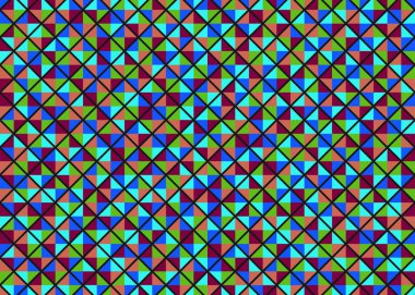 Color Rhombus tile tessellation pattern illustration