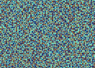 Color Rhombus tile tessellation pattern illustration