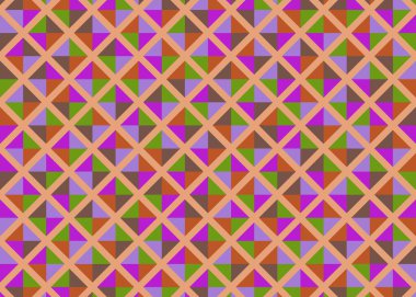Color Rhombus tile tessellation pattern illustration
