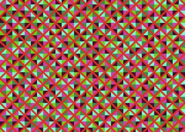Color Rhombus tile tessellation pattern illustration