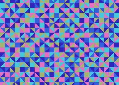 Color Rhombus tile tessellation pattern illustration