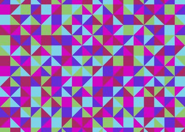 Color Rhombus tile tessellation pattern illustration