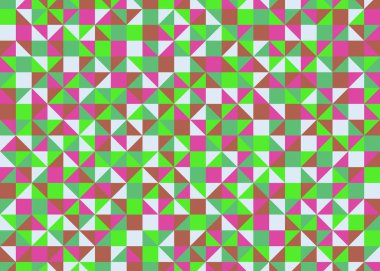 Color Rhombus tile tessellation pattern illustration