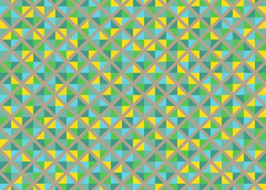 Color Rhombus tile tessellation pattern illustration