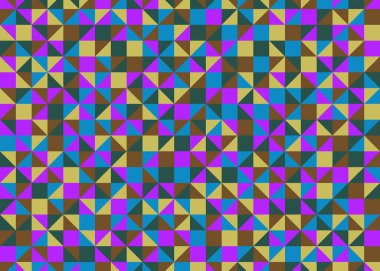 Color Rhombus tile tessellation pattern illustration