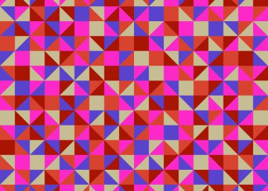 Color Rhombus tile tessellation pattern illustration