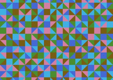 Color Rhombus tile tessellation pattern illustration