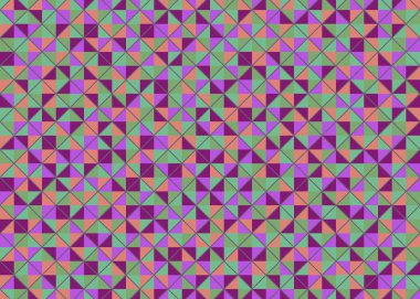 Color Rhombus tile tessellation pattern illustration