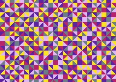 Color Rhombus tile tessellation pattern illustration