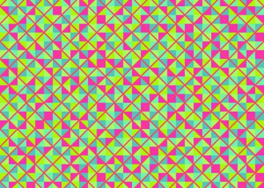 Color Rhombus tile tessellation pattern illustration