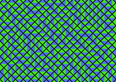 Color Rhombus tile tessellation pattern illustration