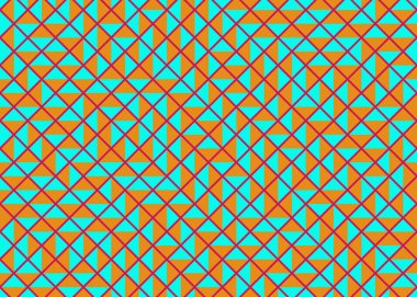 Color Rhombus tile tessellation pattern illustration