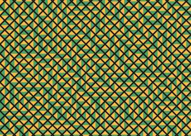 Color Rhombus tile tessellation pattern illustration