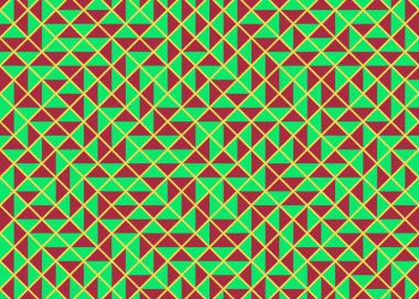 Color Rhombus tile tessellation pattern illustration