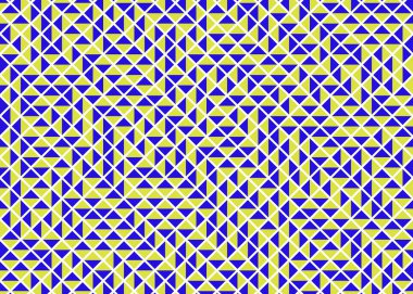 Color Rhombus tile tessellation pattern illustration