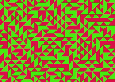 Color Rhombus tile tessellation pattern illustration