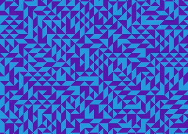 Color Rhombus tile tessellation pattern illustration