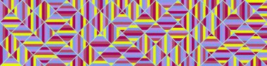 Color Rhombus tile tessellation pattern illustration