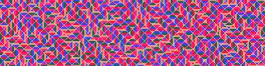 Color Rhombus tile tessellation pattern illustration