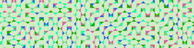Color Rhombus tile tessellation pattern illustration