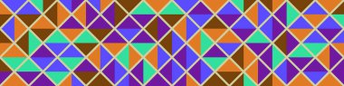 Color Rhombus tile tessellation pattern illustration