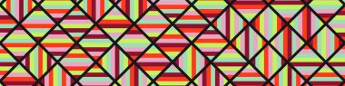 Color Rhombus tile tessellation pattern illustration