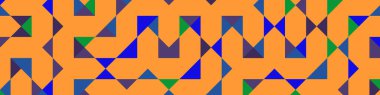 Color Rhombus tile tessellation pattern illustration
