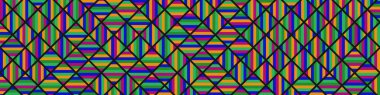 Color Rhombus tile tessellation pattern illustration