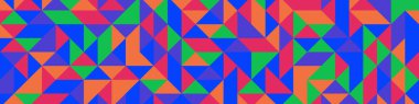 Color Rhombus tile tessellation pattern illustration