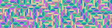 Color Rhombus tile tessellation pattern illustration