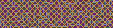 Color Rhombus tile tessellation pattern illustration