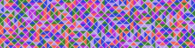 Color Rhombus tile tessellation pattern illustration