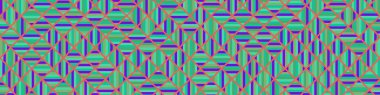 Color Rhombus tile tessellation pattern illustration