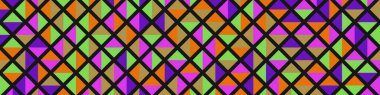 Color Rhombus tile tessellation pattern illustration