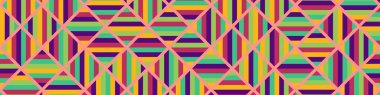 Color Rhombus tile tessellation pattern illustration