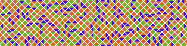 Color Rhombus tile tessellation pattern illustration