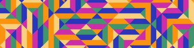 Color Rhombus tile tessellation pattern illustration
