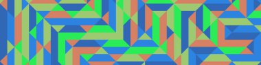 Color Rhombus tile tessellation pattern illustration