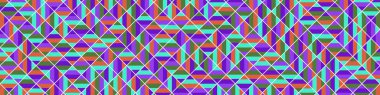 Color Rhombus tile tessellation pattern illustration