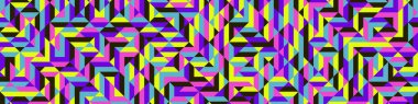 Color Rhombus tile tessellation pattern illustration