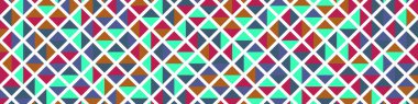 Color Rhombus tile tessellation pattern illustration
