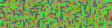 Color Rhombus tile tessellation pattern illustration