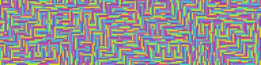 Color Rhombus tile tessellation pattern illustration