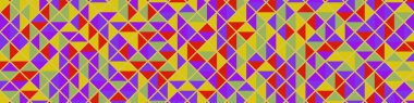 Color Rhombus tile tessellation pattern illustration