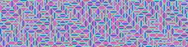 Color Rhombus tile tessellation pattern illustration