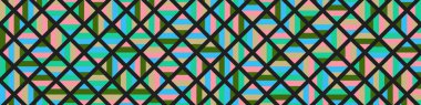 Color Rhombus tile tessellation pattern illustration